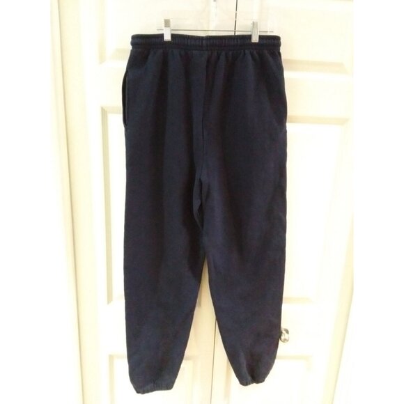Vintage 90s Nike Men's Track Sweatpants Joggers Size XL Navy Made in Canada - Picture 3 of 9